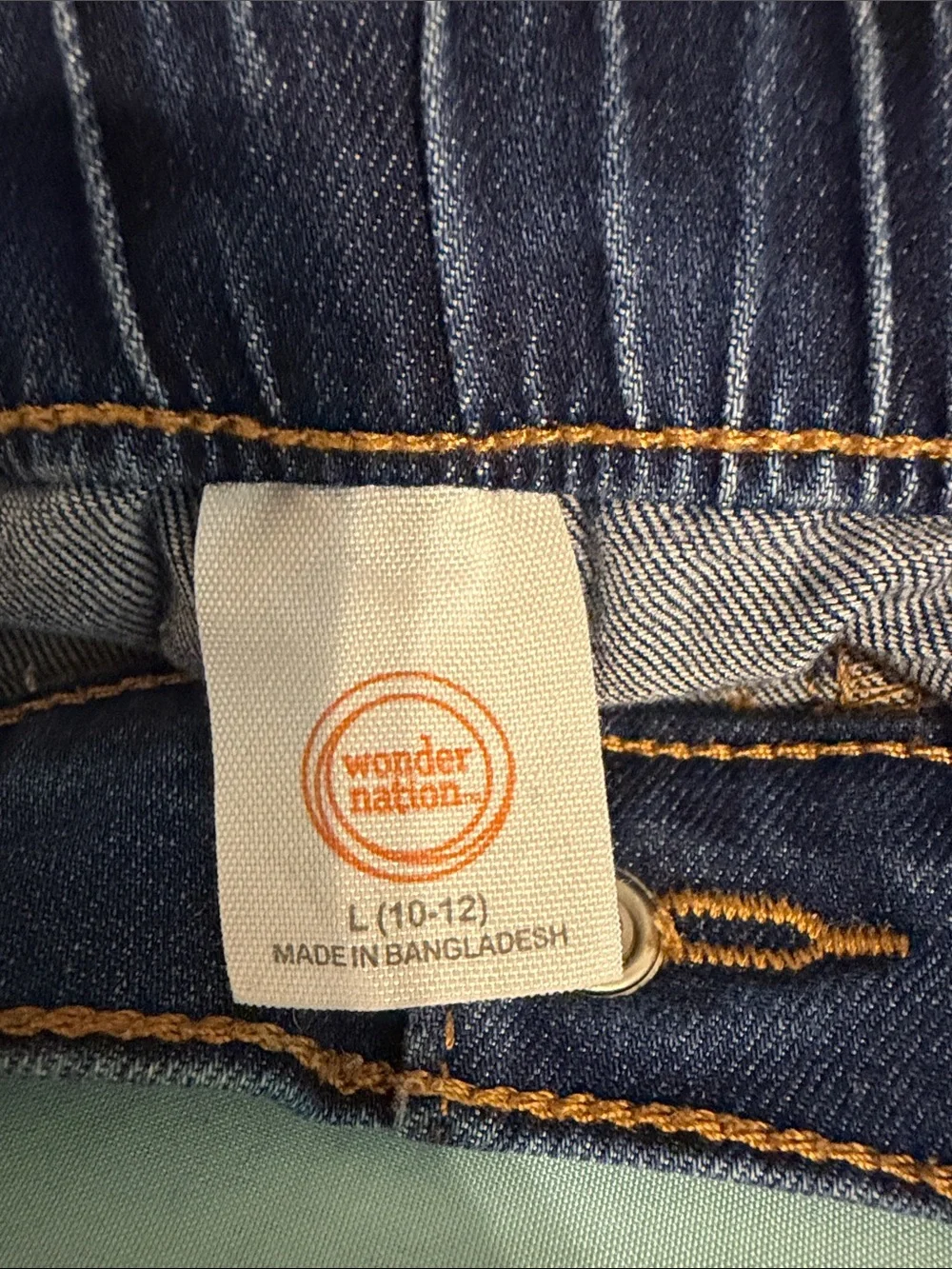 wonder nation Dark Blue Denim Pull-On Shorts